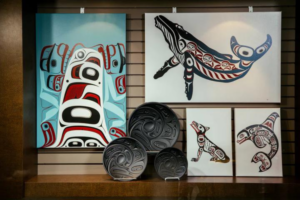 Different works of Indigenous art